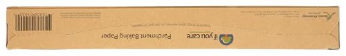 Unbleached Parchment Baking Paper Roll - Non-Stick Silicone Coated, 70 Sq Ft