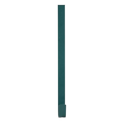 15-Inch Over the Door Wreath Hanger - Heavy Duty Front Door Hook, Green