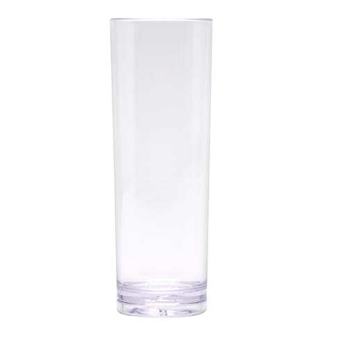 GET Minimalist Clear 14 oz. Shatterproof Tom Collins Glass Set - Pack of 4