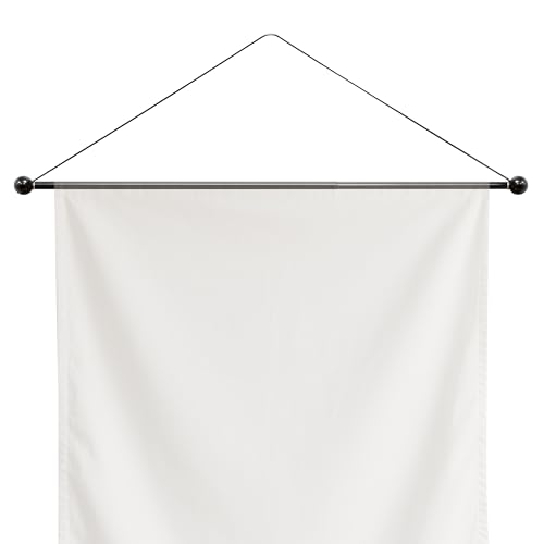 Adjustable Telescopic Tapestry Hanging Rod (17-32 Inch) - Wall Banner Hanger