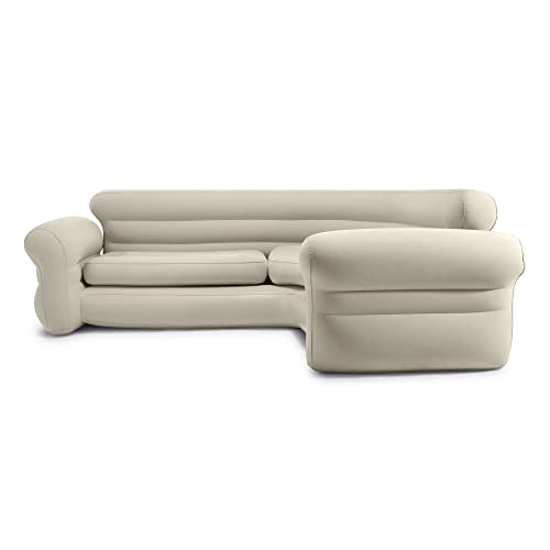 Inflatable L-Shaped Corner Sofa - 4-Seater with Deep Cushions