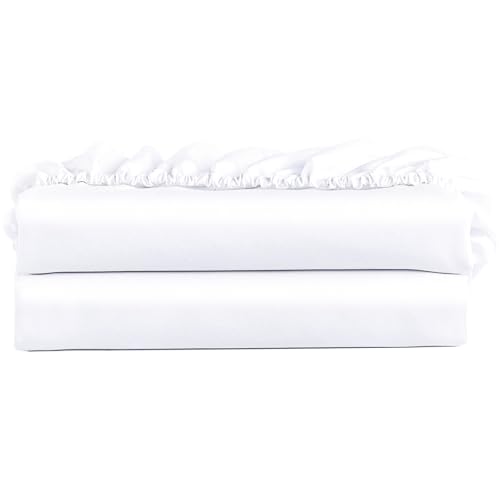 Twin Fitted Sheet 2-Pack - Ultra Soft Brushed Microfiber Deep Pocket Sheets