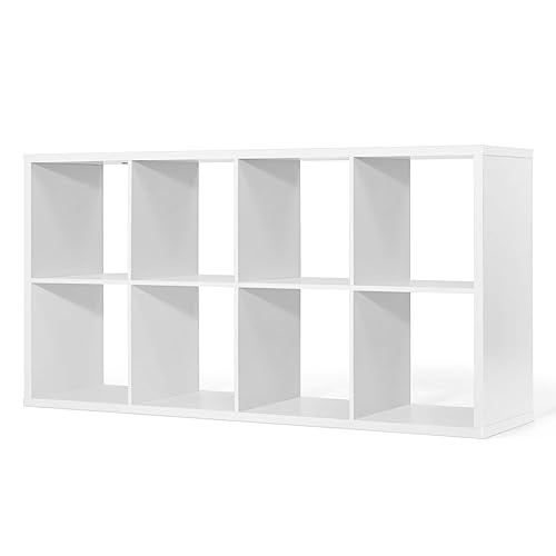 13-Inch Cube Storage Organizer Shelf, Modern Open Bookcase Divider