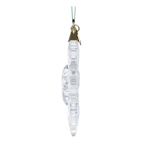 2026 Annual Edition Geometric Snowflake Crystal Ornament