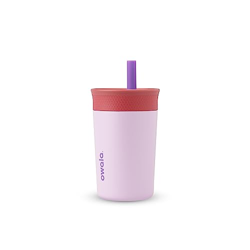 Kids Insulated Stainless Steel Tumbler Water Bottle with Straw - 12 oz