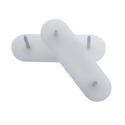 40PCS 2-Inch White Bed Skirt Pins for Upholstery and Stability