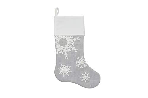 Comfy Hour 72in Snowflake Christmas Table Runner - Grey Holiday Linens