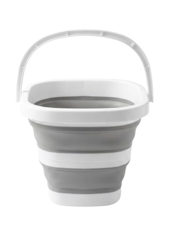 5L Collapsible Water Bucket with Handle - Leak-Proof & Portable for Camping, Gardening, and Outdoor Use