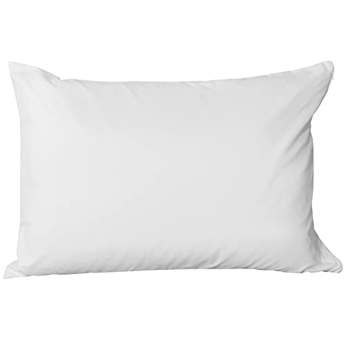 Hot Water Washable Zippered Pillow Protectors - Standard/Queen - 2 Pack