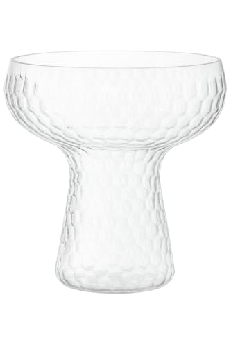 Oojami Clear Hammered Plastic Margarita Glasses 11 oz - Pack of 40, Heavy Duty, Disposable Party Drinkware