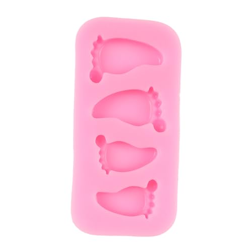 QDMOLDS Baby Foot Silicone Mold – Fondant Cake Decorating, Food-Grade Non-Stick