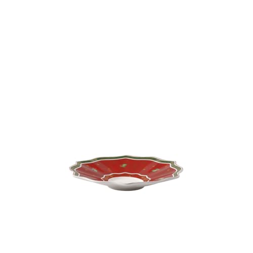 Villeroy & Boch Toy's Delight Christmas Coffee Cup Saucer White/Colorful, 7.5in
