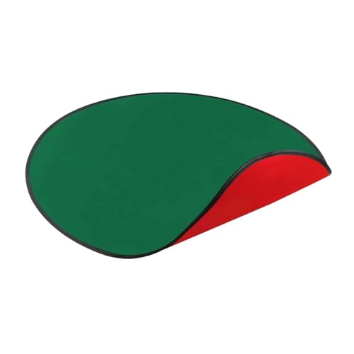 Reversible Christmas Tree Stand Mat - Double-Sided Red & Green Floor Pad (76cm)