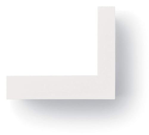 Quartz Damage-Free Floating Wall Ledges with Adhesive Strips, 2 Pack