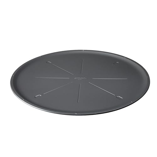 GoodCook Everyday Nonstick Steel Pizza Pan, 16", Cutting guide, Gray