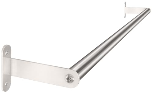 24-Inch Brushed Nickel Towel Bar, Heavy Duty Stainless Steel Wall Mounted Rack
