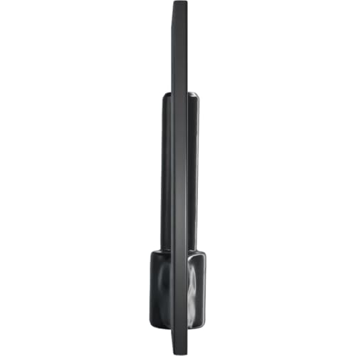 304 Stainless Steel Jamb Pintel 1/2-Inch Offset, Black Powder Coated (Pair)