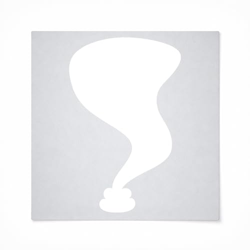 Tornado Reusable Mylar Stencil - 4-Inch Durable Template for DIY Crafts