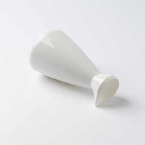 Sizikato 2-Pack White Porcelain Sake Bottles 10oz Dishwasher & Microwave Safe