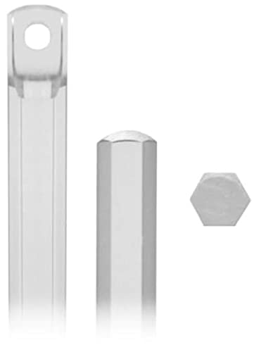 12-Inch Blind Tilt Wands - High-Strength UV-Resistant PVC, 4-Pack