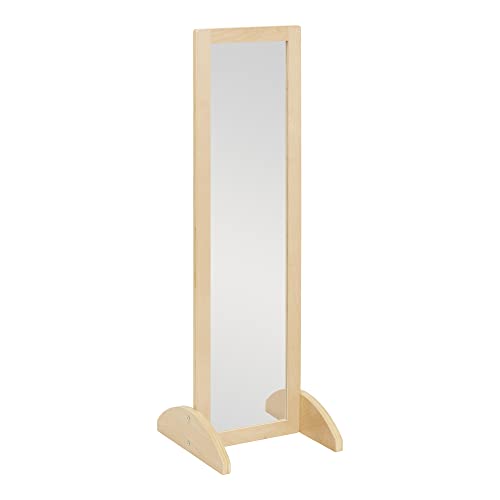 Wooden Double-Sided Bi-Directional Mirror for Kids Playroom