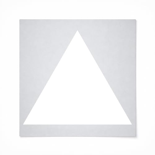 Triangle Reusable Mylar Stencil - 4-Inch Durable Craft Template