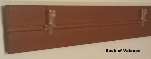 12pcs 2-Inch Hidden Valance Clips for Wood and Faux Wood Blinds