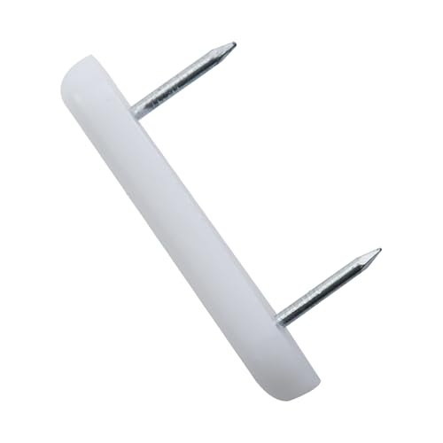 40PCS 2-Inch White Bed Skirt Pins for Upholstery and Stability