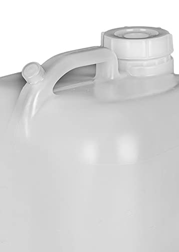 5 Gallon Vented Plastic Water Storage Carboy with Cap - Food Grade BPA-Free