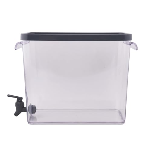 2-Gallon Slim Acrylic Refrigerator Beverage Dispenser - Leak-Proof Water & Drink Organizer