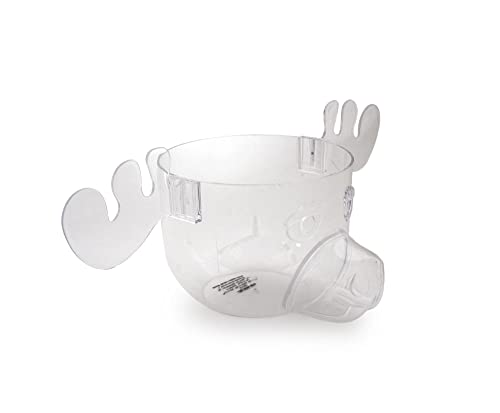 Moose Head Punch Bowl with Ladle - 1 Liter Acrylic Holiday Serveware