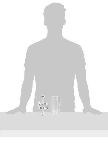 15oz Double Wall Insulated Borosilicate Glass Mugs, Set of 2