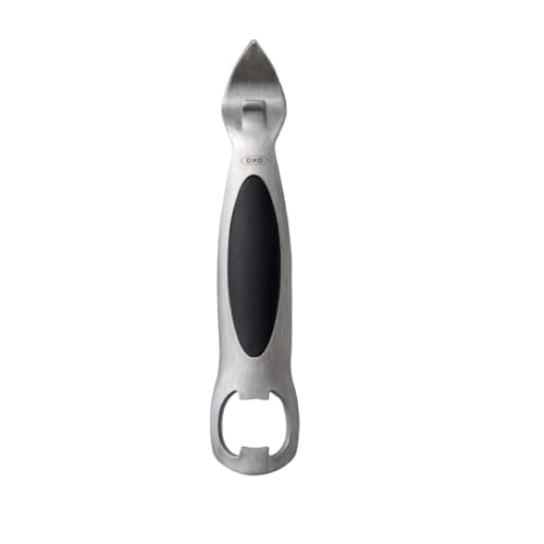 OXO Stainless Steel Bottle and Can Opener - Dual-Sided Kitchen Tool