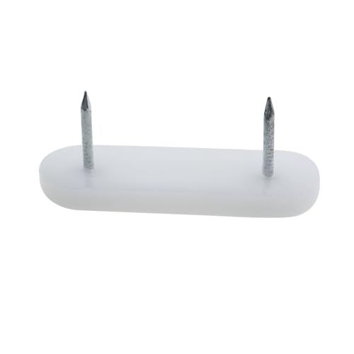 40PCS 2-Inch White Bed Skirt Pins for Upholstery and Stability