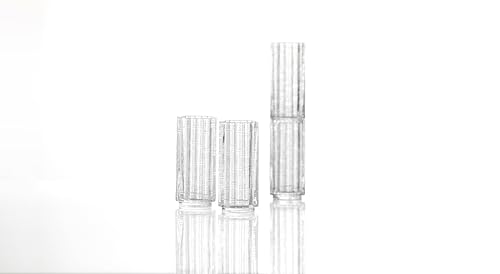 Fortessa Mahalo 11.5 Oz. Stackable Collins Glass Set of 4, Clear - Durable Dishware