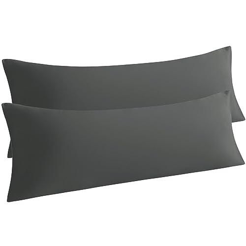 NTBAY Soft Brushed Microfiber Body Pillowcase Set of 2 (20 x 54 Inches)