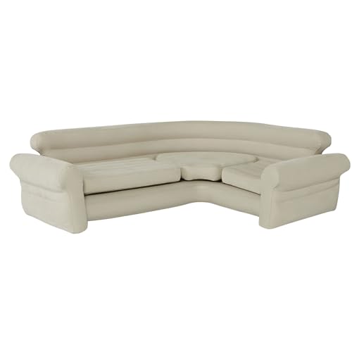 Inflatable L-Shaped Corner Sofa - 4-Seater with Deep Cushions