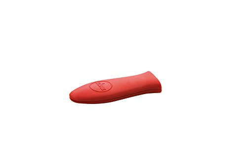 Mini Silicone Hot Handle Holder for Small Cast Iron Skillets, Red