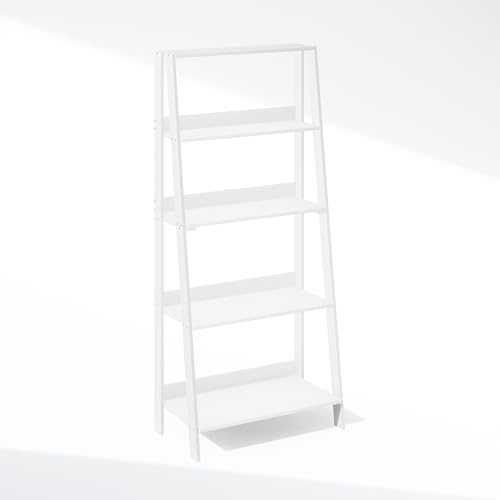 5-Tier Ladder Bookshelf, Modern Standing Display Storage Shelf for Home
