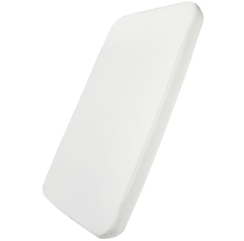 Breathable Baby Bassinet Mattress - 32x18x2 Inch High-Density Foam Pad