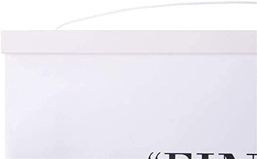 Benjia Magnetic Light Wood Poster Frame - 30x20, 30x30, 30x40 Sizes | Perfect for Photos & Artwork - White