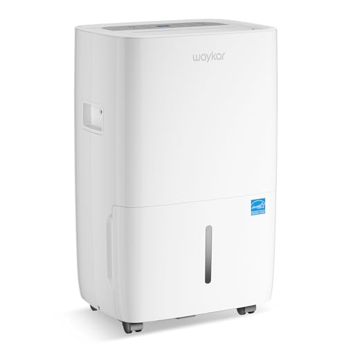 80 Pint Dehumidifier for Basement and Home with Auto Swing