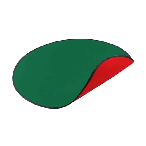 Reversible Christmas Tree Stand Mat - Double-Sided Red & Green Floor Pad (76cm)