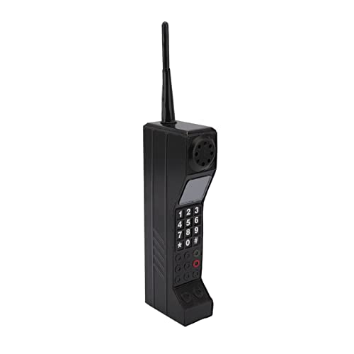 Gavigain Retro Inflatable Mobile Phone Ornament - Black 80s 90s Party Decor