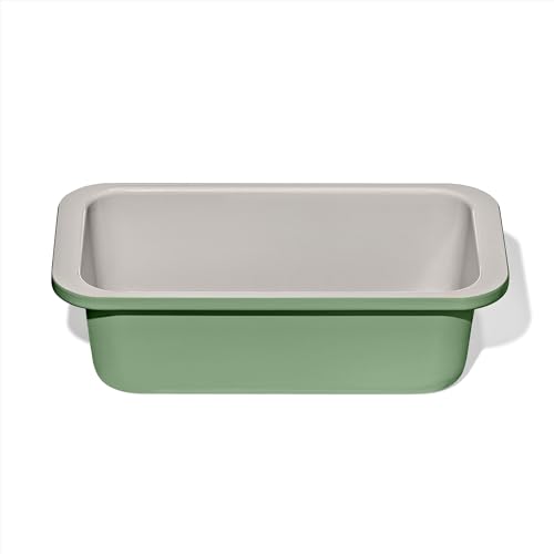 Non-Stick Ceramic Coated 1 lb Loaf Pan for Bread & Meatloaf Baking