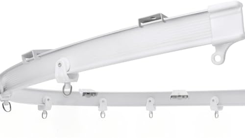 2-Meter Flexible Curtain Track System for Heavy Drapes and Room Dividers