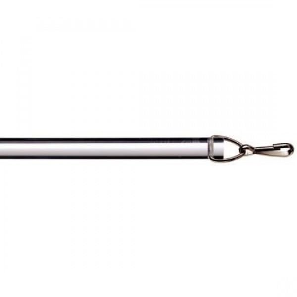60-Inch Acrylic Curtain Pull Wand with Stainless Steel Snap Hook