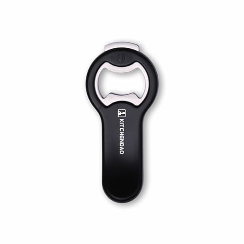 KITCHENDAO 2-in-1 Magnetic Beer & Soda Can Opener - 1 Pack, Fridge & RV Mounting
