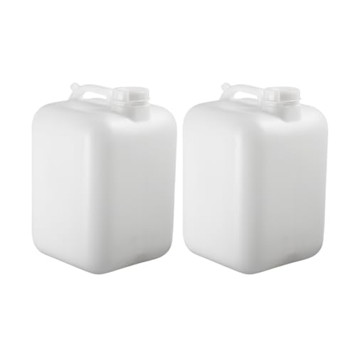 5 Gallon Water Container with Cap 2-Pack BPA-Free Food-Grade