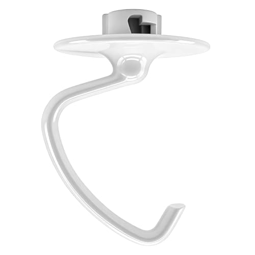 C-Shaped Dough Hook for 4.5-5 Qt Tilt-Head Stand Mixers, Non-Stick Coated